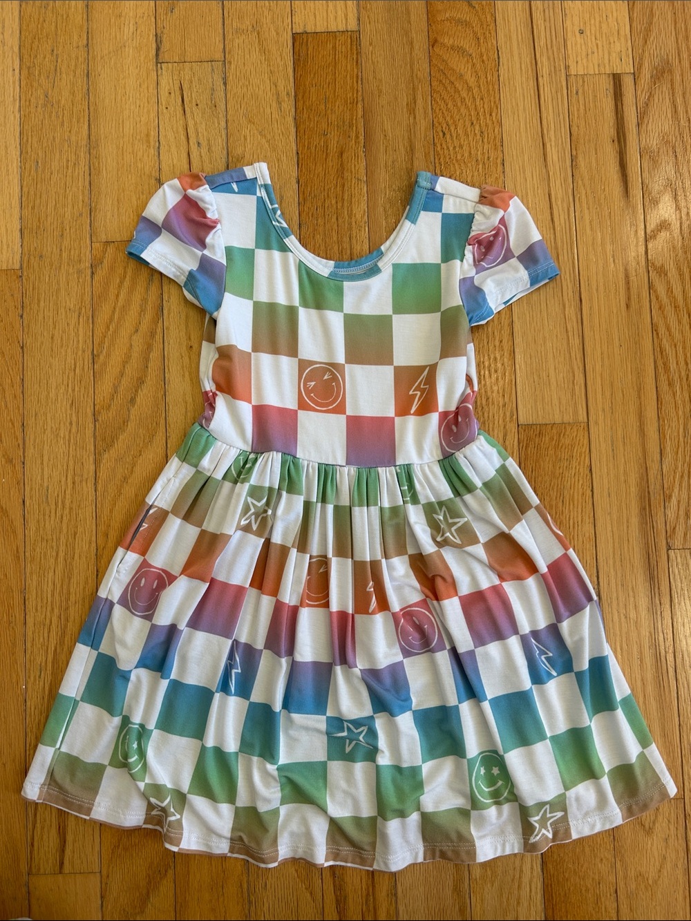 Little Sleepies Ombré Cheery Checks Dress
